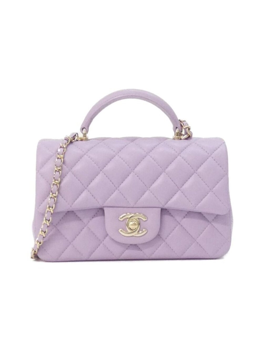Chanel Bag Handbag Purple